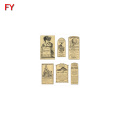 Wide selection antique print sticker label services